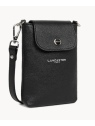Lancaster 480-069 - CUIR DE VACHETTE - NOI pochette smartphone sacs-a-mains
