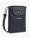Lancaster 480-069 - CUIR DE VACHETTE - BLE pochette smartphone sacs-a-mains