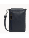 Lancaster 480-069 - CUIR DE VACHETTE - BLE pochette smartphone sacs-a-mains