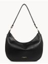 Lancaster 480-077 - CUIR DE VACHETTE - NOI grand sac besace sacs-a-mains