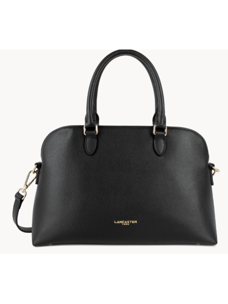 Lancaster 538-007 - CUIR DE VACHETTE - NOI sac porté main l sacs-a-mains