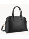 Lancaster 538-007 - CUIR DE VACHETTE - NOI sac porté main l sacs-a-mains