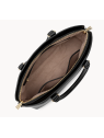 Lancaster 538-007 - CUIR DE VACHETTE - NOI sac porté main l sacs-a-mains