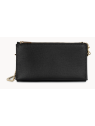 Lancaster 138-015 - CUIR DE VACHETTE - NOI pochette bandoulière sacs-a-mains