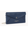Lancaster 138-015 - CUIR DE VACHETTE - BLE pochette bandoulière sacs-a-mains
