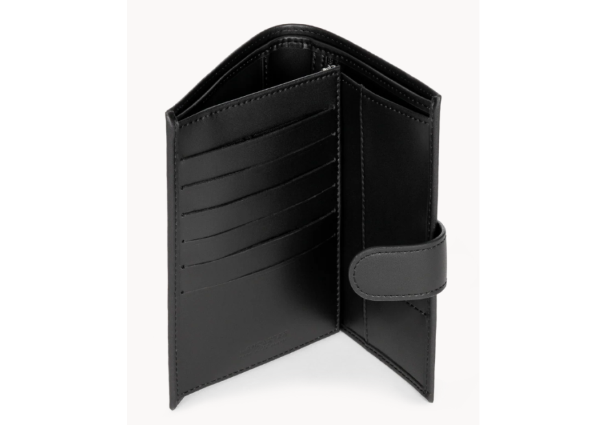 portefeuille femme patte pression smooth