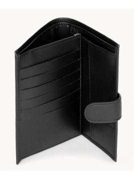 portefeuille femme patte pression smooth