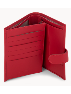 portefeuille femme patte pression smooth