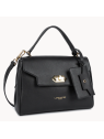 Lancaster 572-102 - CUIR DE VACHETTE - NOI sac a main porté bandoulière sacs-a-mains