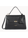 Lancaster 572-103 - CUIR DE VACHETTE - NOI grand sac cabas épaule sacs-a-mains