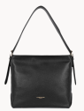 Lancaster 529-92 - CUIR DE VACHETTE - NOIR sac seau porté épaule sacs-a-mains