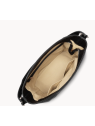 Lancaster 529-92 - CUIR DE VACHETTE - NOIR sac seau porté épaule sacs-a-mains