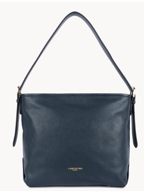 Lancaster 529-92 - CUIR DE VACHETTE - BLEU sac seau porté épaule sacs-a-mains