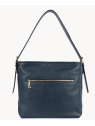 Lancaster 529-92 - CUIR DE VACHETTE - BLEU sac seau porté épaule sacs-a-mains