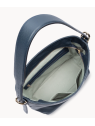 Lancaster 529-92 - CUIR DE VACHETTE - BLEU sac seau porté épaule sacs-a-mains