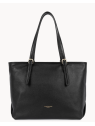 Lancaster 529-93 - CUIR DE VACHETTE - NOIR sac cabas épaule sacs-a-mains