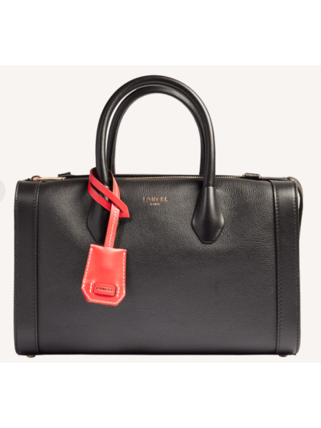 Lancel A13690 - CUIR DE VACHETTE - NOIR sac bowling bcbg de lancel sacs-a-mains