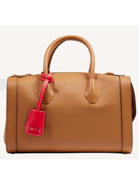 Lancel A13690 - CUIR DE VACHETTE - CAME sac bowling bcbg de lancel sacs-a-mains