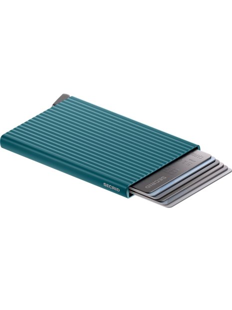 Secrid CFI - ALUMINIUM - TEAL porte cartes premium fluted secrid porte-cartes