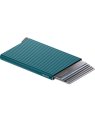 Secrid CFI - ALUMINIUM - TEAL porte cartes premium fluted secrid porte-cartes