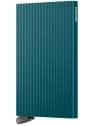 Secrid CFI - ALUMINIUM - TEAL porte cartes premium fluted secrid porte-cartes