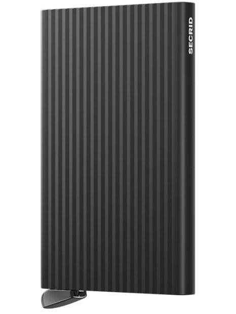 Secrid CFI - ALUMINIUM - BLACK porte cartes premium fluted secrid porte-cartes