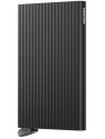 Secrid CFI - ALUMINIUM - BLACK porte cartes premium fluted secrid porte-cartes