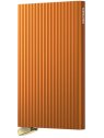 Secrid CFI - ALUMINIUM - ORANGE porte cartes premium fluted secrid porte-cartes