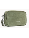 Lancaster 480-065 - CUIR DE VACHETTE VELOU sac porté travers s sacs-a-mains