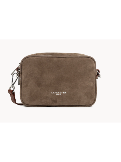Lancaster 480-065 - CUIR DE VACHETTE VELOU sac porté travers s sacs-a-mains