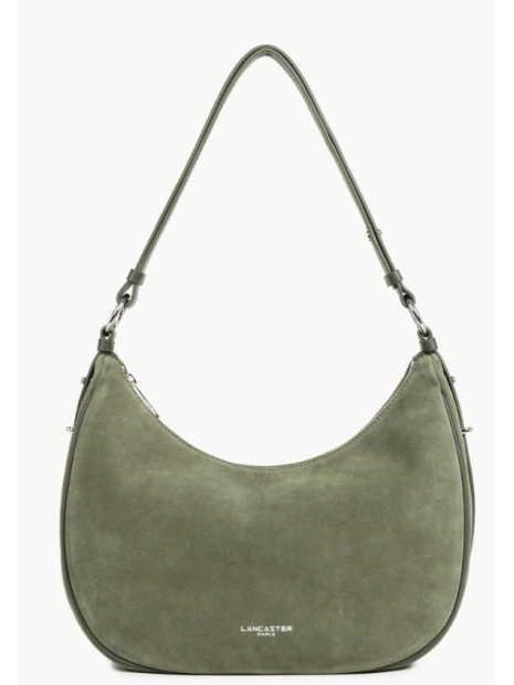 Lancaster 480-082 - CUIR DE VACHETTE VELOU grand sac besace porté épaule sacs-a-mains