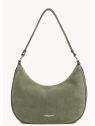 Lancaster 480-082 - CUIR DE VACHETTE VELOU grand sac besace porté épaule sacs-a-mains