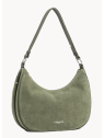 Lancaster 480-082 - CUIR DE VACHETTE VELOU grand sac besace porté épaule sacs-a-mains