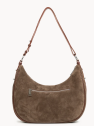 Lancaster 480-082 - CUIR DE VACHETTE VELOU grand sac besace porté épaule sacs-a-mains