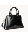 Lancaster 531-063 - CUIR DE VACHETTE - NOI sac demi lune porté main ou travers sacs-a-mains