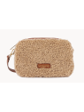 Lancaster 518-022 - POLYESTER/CUIR - COGNA sac trotteur moumoute sacs-a-mains