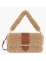 Lancaster 518-023 - POLYESTER/CUIR - COGNA sac baguette sacs-a-mains