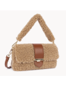 Lancaster 518-023 - POLYESTER/CUIR - COGNA sac baguette sacs-a-mains