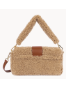 Lancaster 518-023 - POLYESTER/CUIR - COGNA sac baguette sacs-a-mains