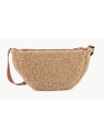Lancaster 518-054 - POLYESTER/CUIR - COGNA sac banane moumoute sacs-a-mains