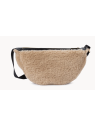 Lancaster 518-054 - POLYESTER/CUIR - BEIGE sac banane moumoute sacs-a-mains