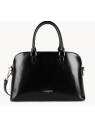 Lancaster 531-064 - CUIR DE VACHETTE - NOI grand sac demi lune sacs-a-mains