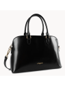 Lancaster 531-064 - CUIR DE VACHETTE - NOI grand sac demi lune sacs-a-mains