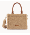 518-055 - POLYESTER/CUIR - COGNA