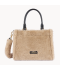 518-055 - POLYESTER/CUIR - BEIGE