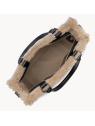 Lancaster 518-055 - POLYESTER/CUIR - BEIGE mini sac cabas main sacs-a-mains