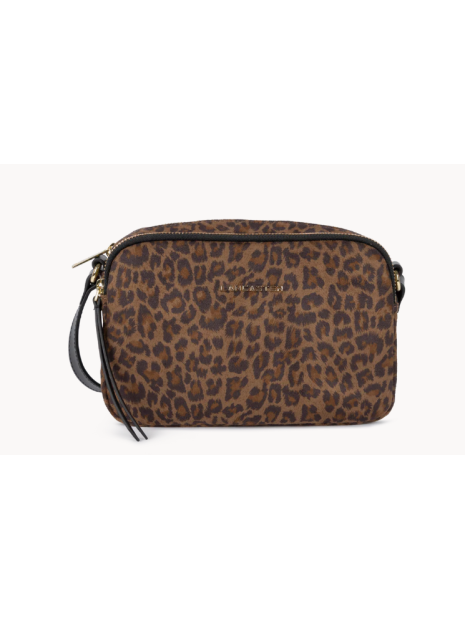 Lancaster 518-046 - POLYESTER/CUIR - LÉOPA sac porté travers s sacs-a-mains