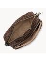 Lancaster 518-046 - POLYESTER/CUIR - LÉOPA sac porté travers s sacs-a-mains