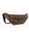 Lancaster 518-047 - POLYESTER/CUIR - LÉOPA banane porté travers sacs-a-mains