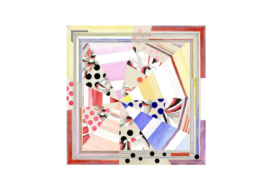 carré de soie 70x70cm objectif couleur